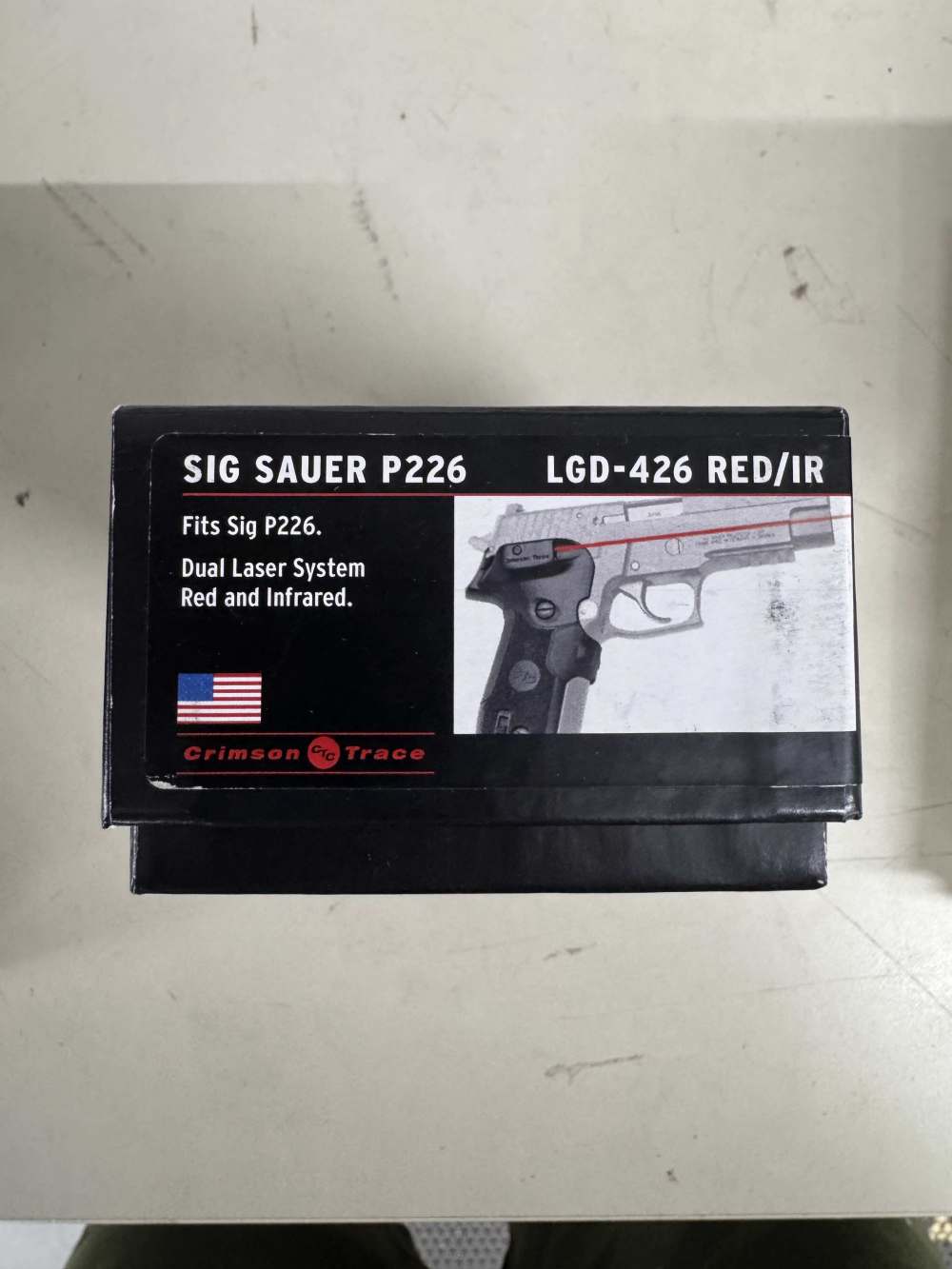 CRIMSON TRACE LGD-426 SIG SAUER P226 RED/IR LASER-img-1