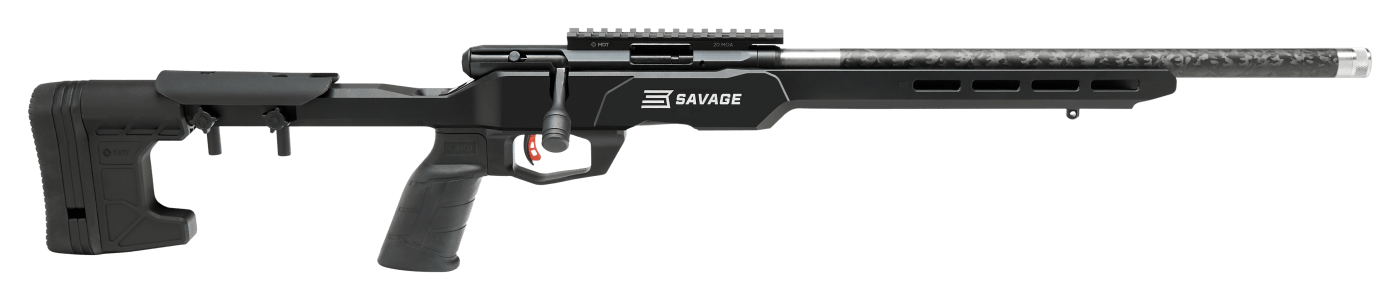 Savage Arms 70256 B Series Precision Lite Full Size 22 LR 10+1 18" Carbon F-img-0