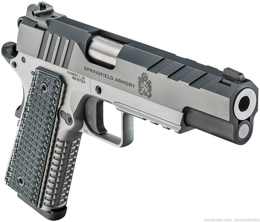 Springfield 1911 EMISSARY, 9MM, 5", VZ Operator/G10 Grips, 9-rd, NEW IN BOX-img-0