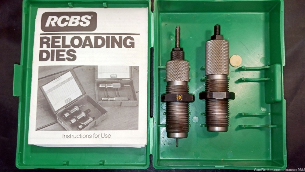 5.6MMX50 Rimmed F L DIE Set RCBS Used -img-2