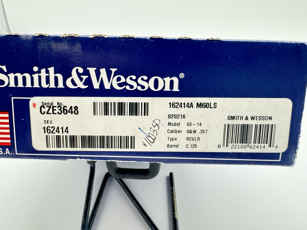 Smith & Wesson Model 60-14 Lady Smith Double Action Revolver Excellent! -img-4