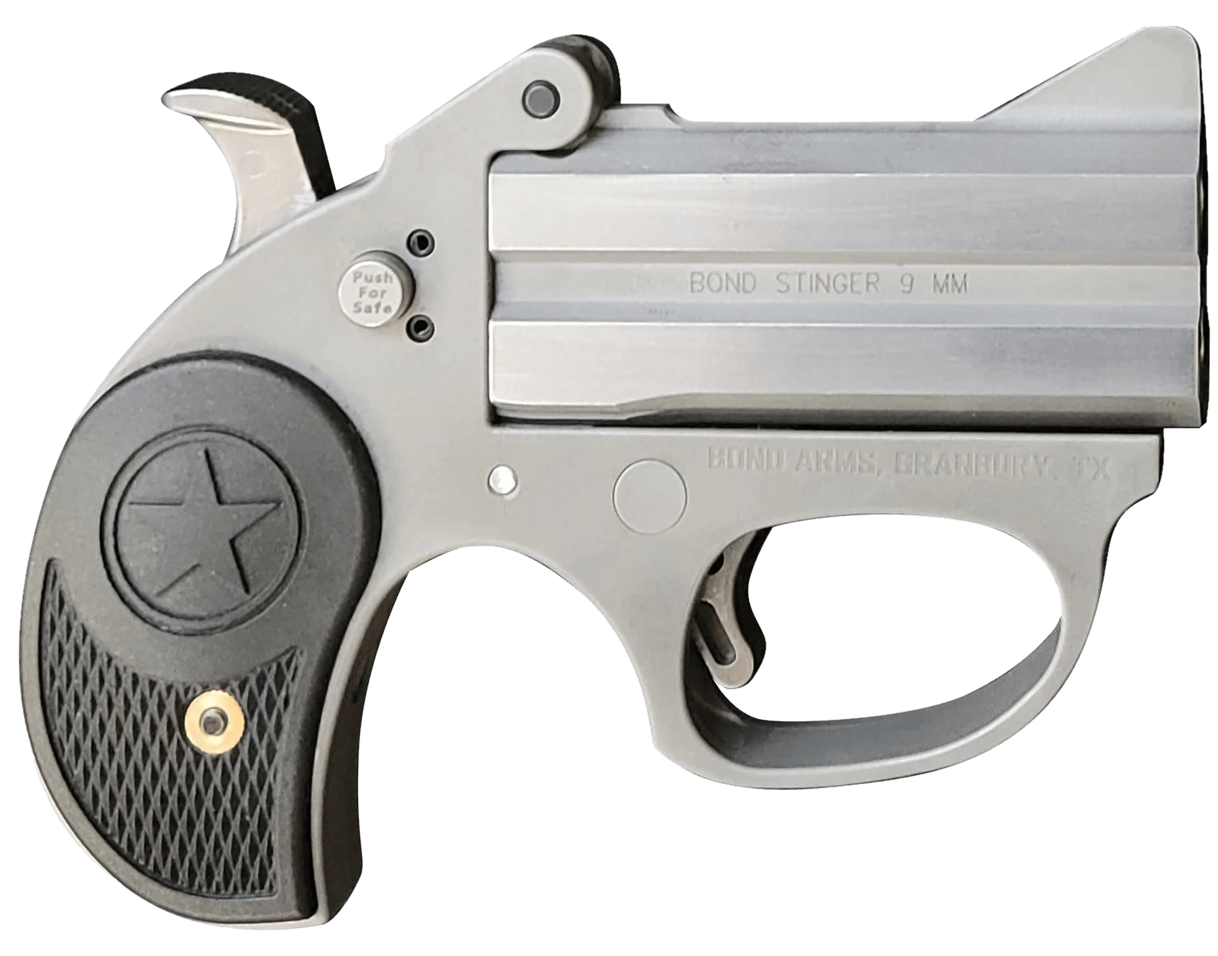 Bond Arms BASRS Stinger RS 9mm Luger 2rd Shot 3" Matte Stainless Steel Fram-img-0