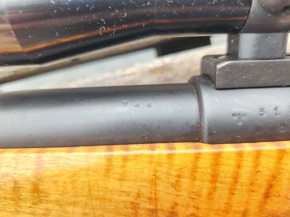 Custom Special GERMAN Mauser 33/40 Alpine Mountain .244 / 6mm TIGER STRIPE -img-24