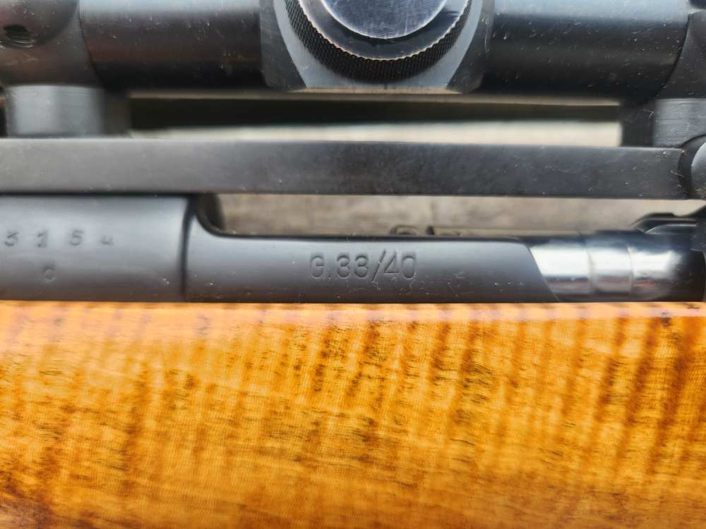 Custom Special GERMAN Mauser 33/40 Alpine Mountain .244 / 6mm TIGER STRIPE -img-2