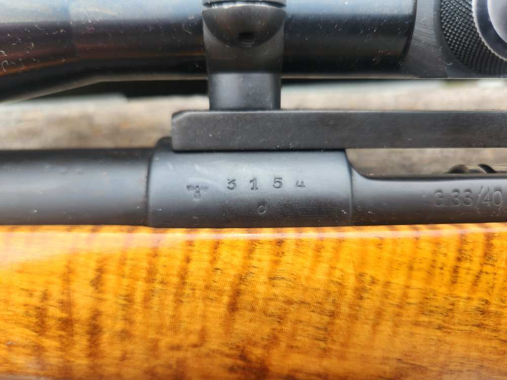 Custom Special GERMAN Mauser 33/40 Alpine Mountain .244 / 6mm TIGER STRIPE -img-3