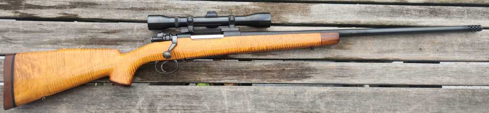 Custom Special GERMAN Mauser 33/40 Alpine Mountain .244 / 6mm TIGER STRIPE -img-0