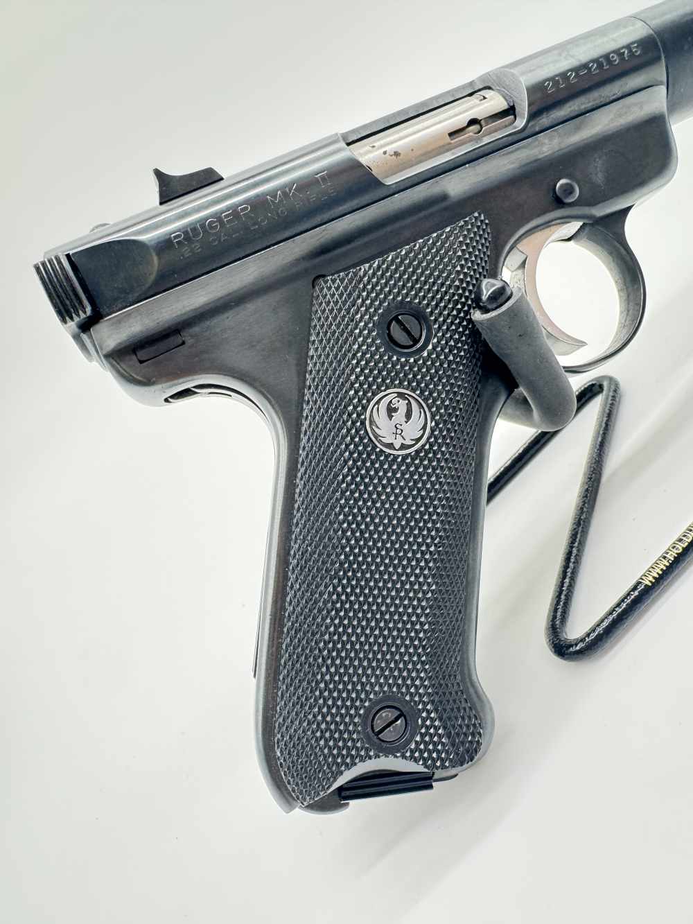Ruger Mark II 22 Cal Pistol with Fleming Class III/NFA Silencer Very Nice!-img-1