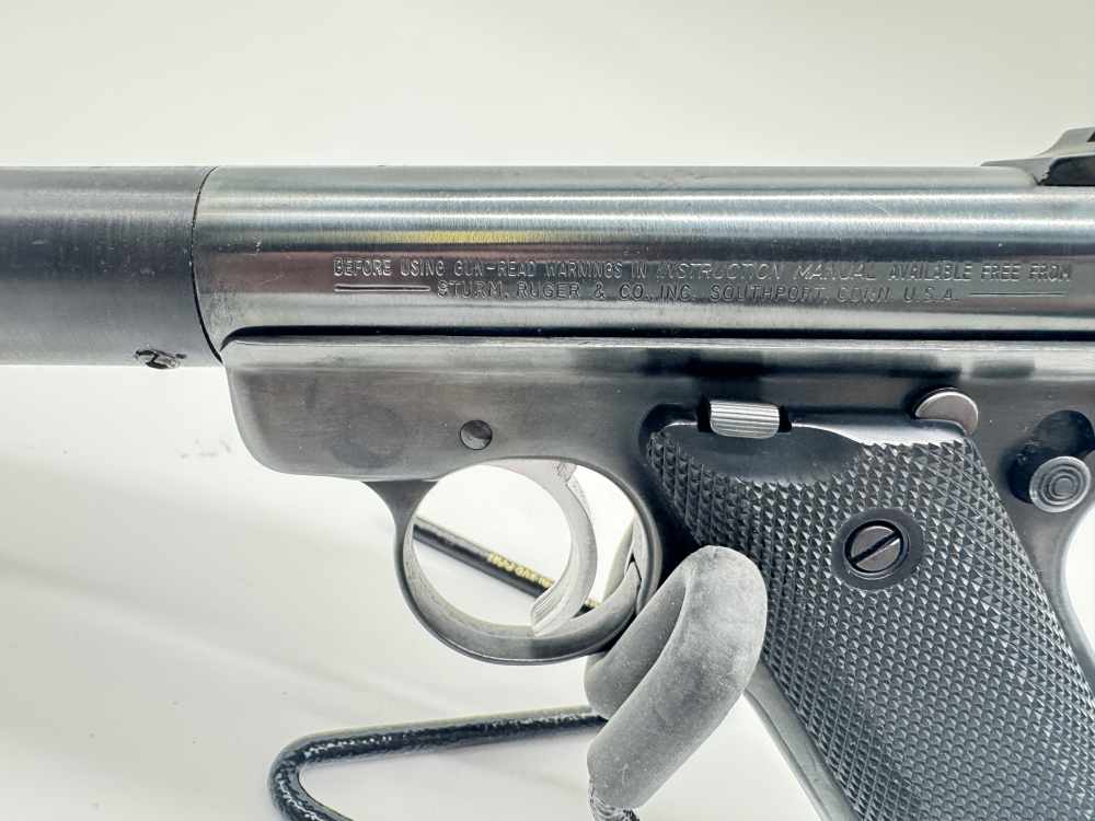 Ruger Mark II 22 Cal Pistol with Fleming Class III/NFA Silencer Very Nice!-img-9