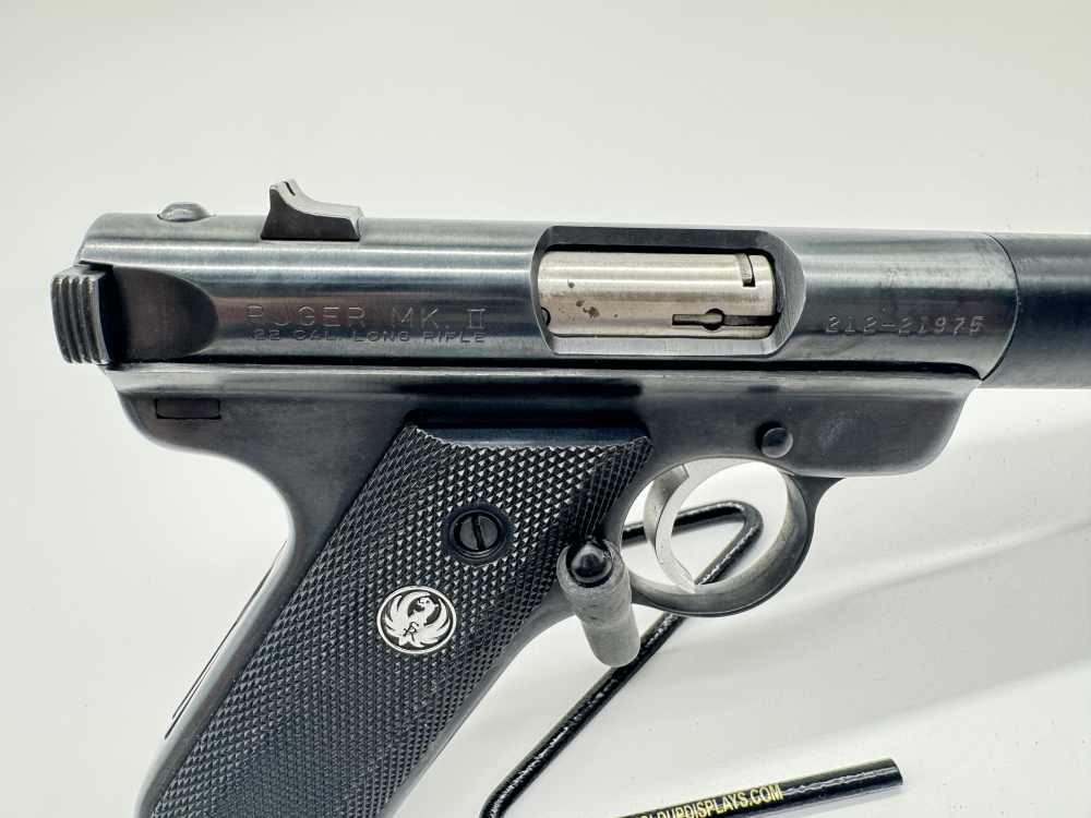 Ruger Mark II 22 Cal Pistol with Fleming Class III/NFA Silencer Very Nice!-img-2