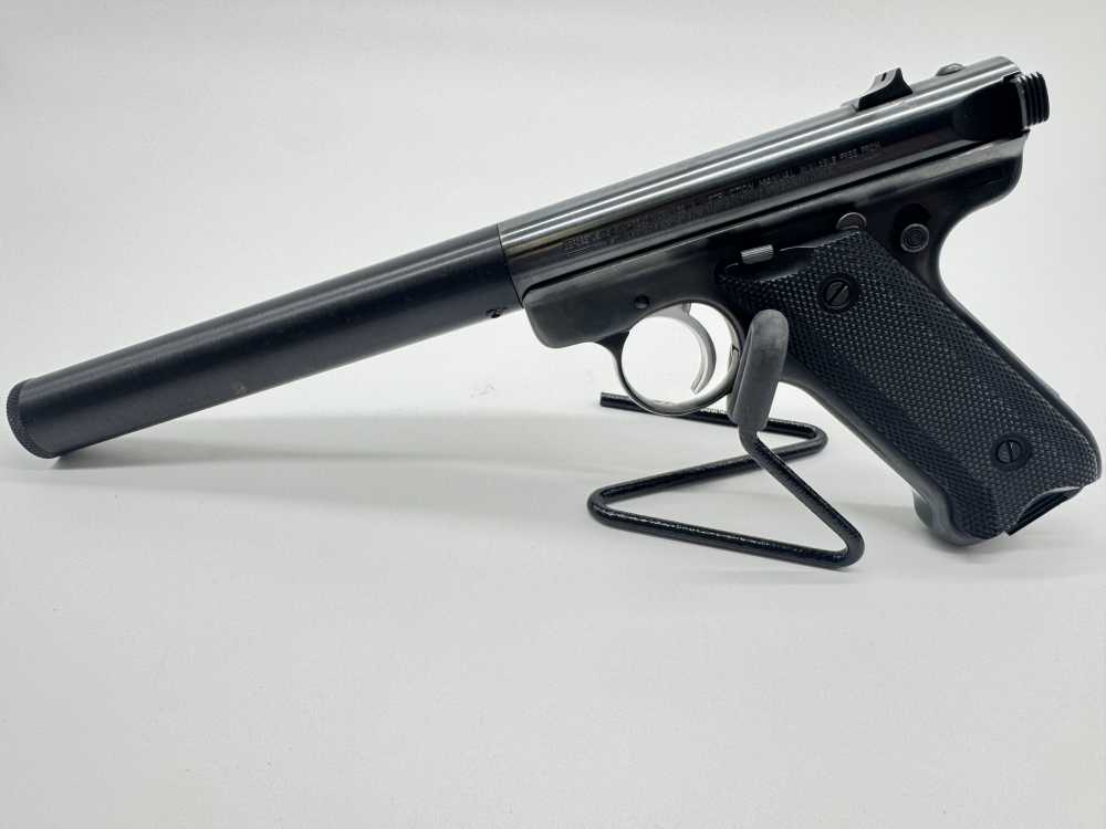 Ruger Mark II 22 Cal Pistol with Fleming Class III/NFA Silencer Very Nice!-img-6