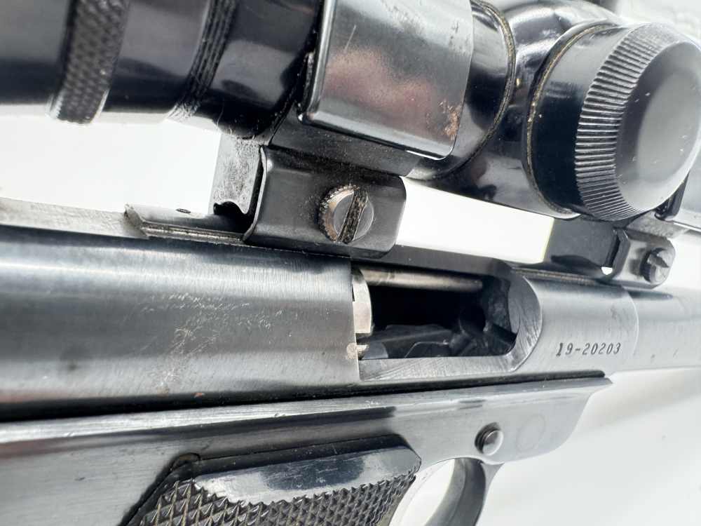 Ruger Mark II Target Semi-Auto Pistol with Scope and Muzzle Brake Nice!-img-25