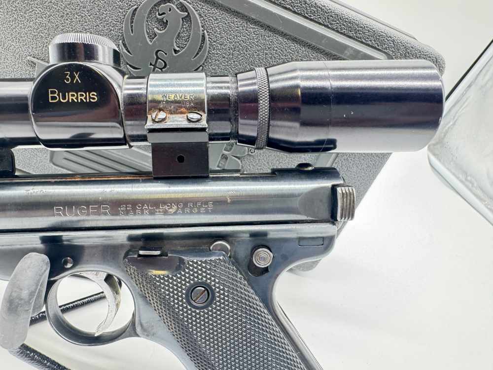 Ruger Mark II Target Semi-Auto Pistol with Scope and Muzzle Brake Nice!-img-10