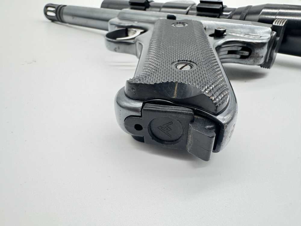 Ruger Mark II Target Semi-Auto Pistol with Scope and Muzzle Brake Nice!-img-23