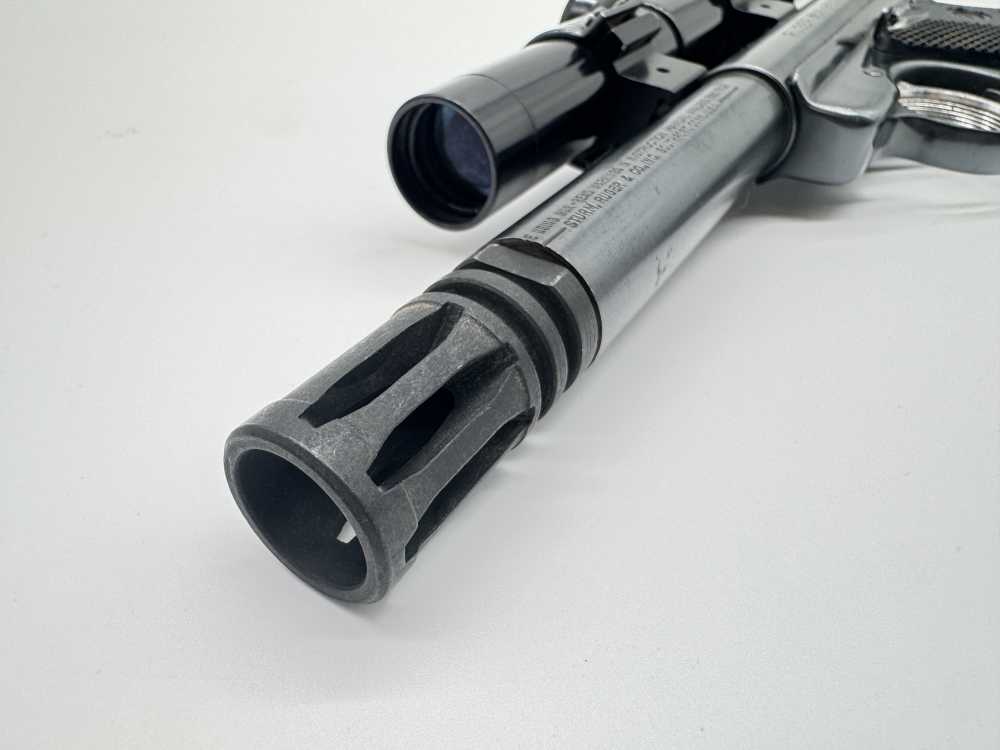 Ruger Mark II Target Semi-Auto Pistol with Scope and Muzzle Brake Nice!-img-20