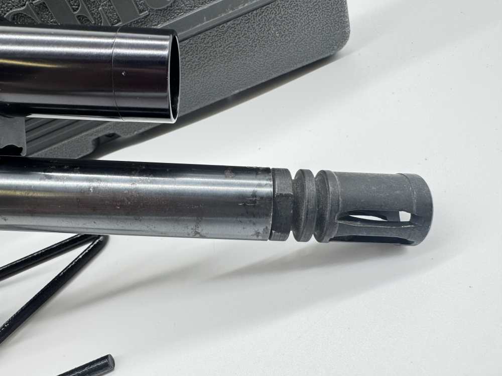 Ruger Mark II Target Semi-Auto Pistol with Scope and Muzzle Brake Nice!-img-5