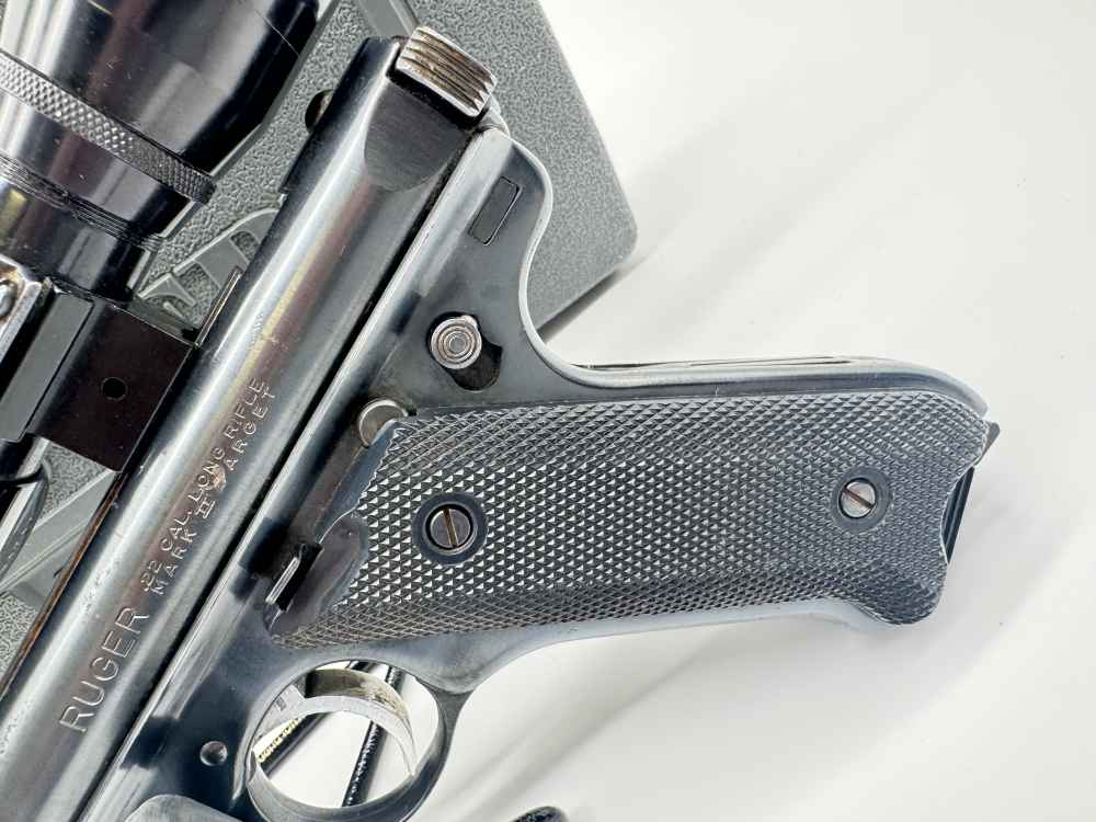 Ruger Mark II Target Semi-Auto Pistol with Scope and Muzzle Brake Nice!-img-13