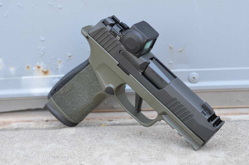 Sig Sauer P365 X-Macro Comp w/Romeo Xcompact X-Werks OD Green New-img-1