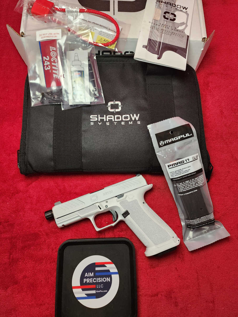 SHADOW SYSTEMS XR920 COMBAT WHITE CERAKOTE THREADED 9MM 17+1 2MAGS 5.5 -img-0