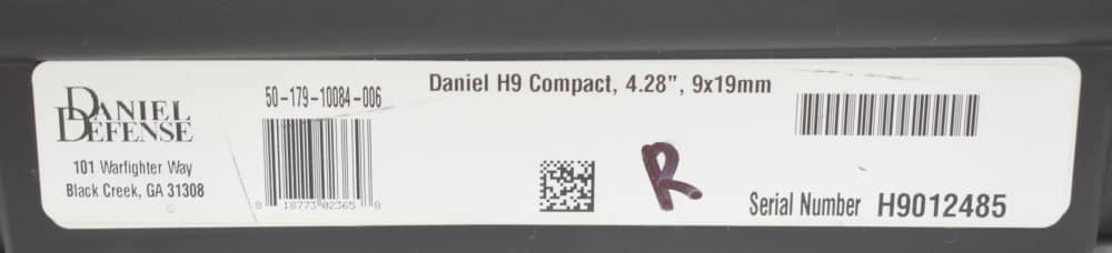 DANIEL DEFENSE DANIEL H9 9mm 50-179-10084-006 LNIB 3-15RND MAGS PENNY SALE-img-14