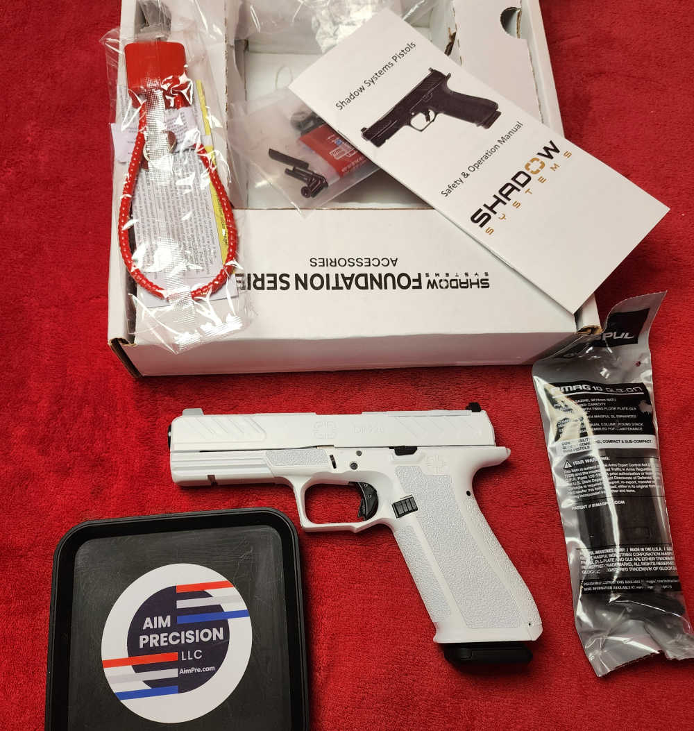 SHADOW SYSTEMS DR920 FOUNDATION WHITE CERAKOTE SLD OPTIC HGA 9MM 4.5IN -img-0