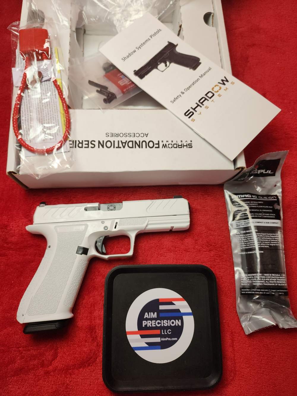 SHADOW SYSTEMS DR920 FOUNDATION WHITE CERAKOTE SLD OPTIC HGA 9MM 4.5IN -img-1