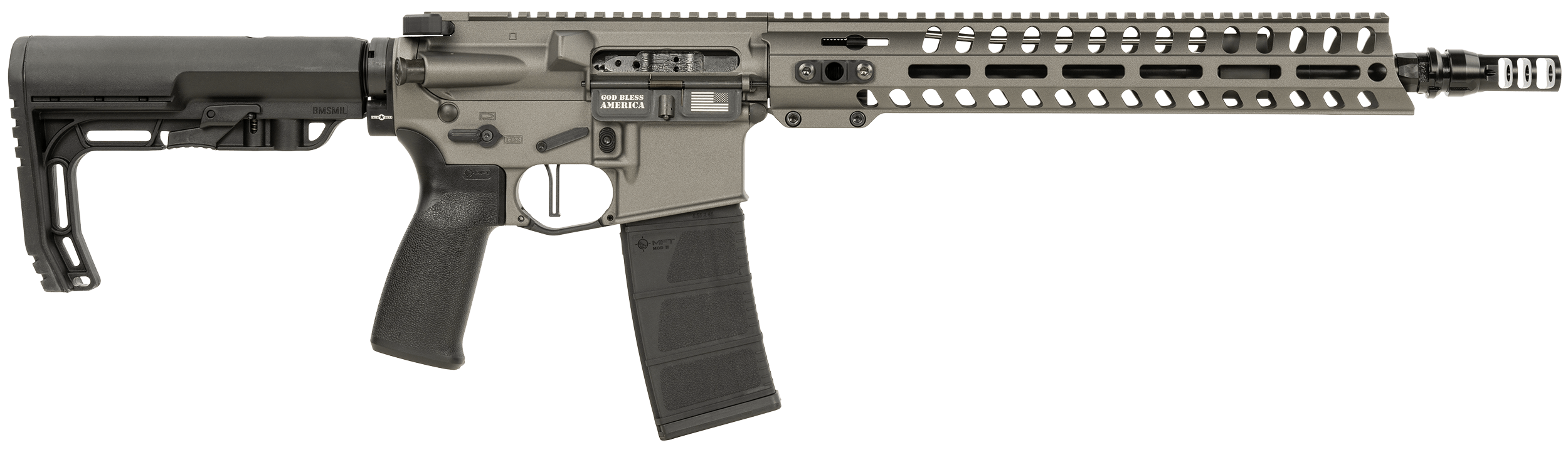 Patriot Ordnance Factory 02046 Minuteman 5.56x45mm 30+1 13.75" Black Steel-img-0