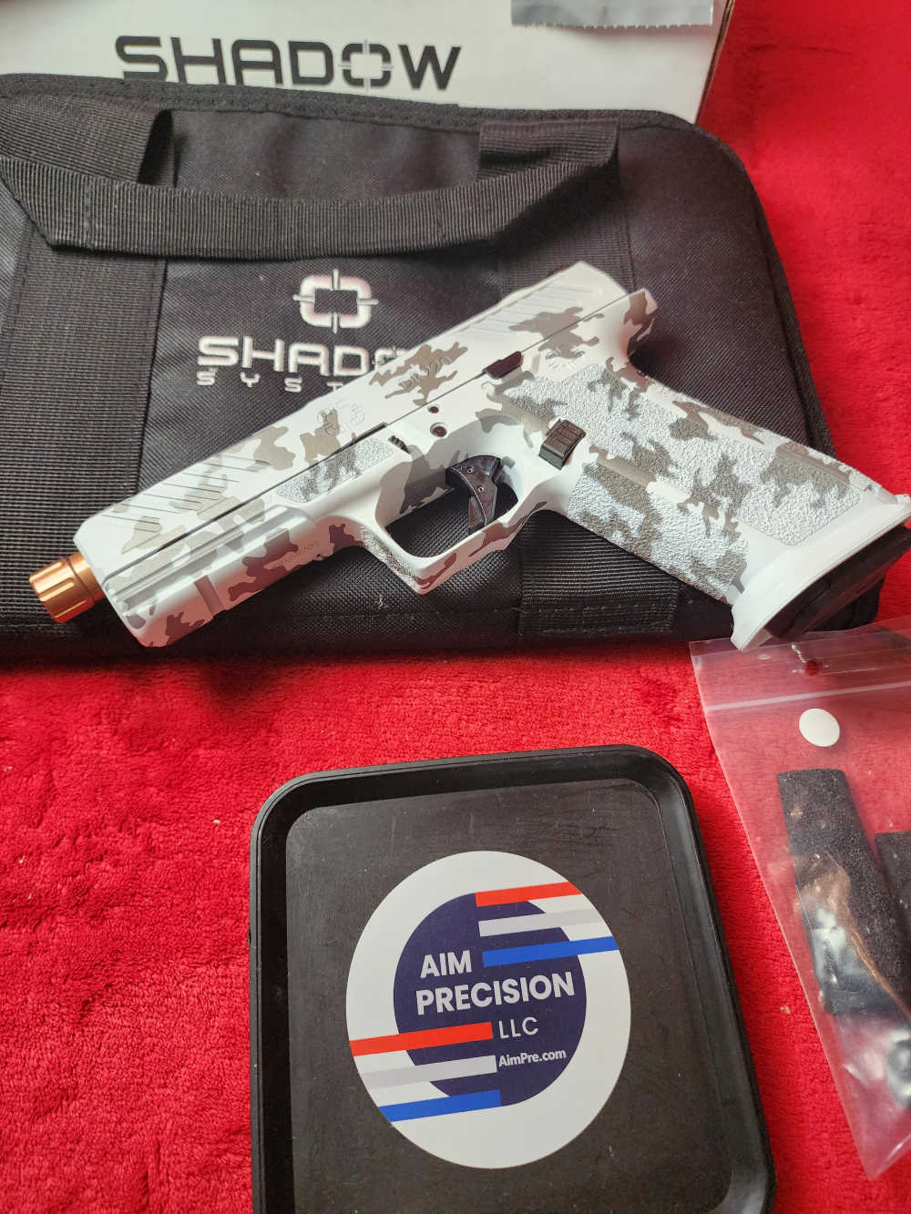 Shadow Systems DR920 WHITE GRAY CAMO CERAKOTE COMBAT SLIDE BRONZE BBL-img-11