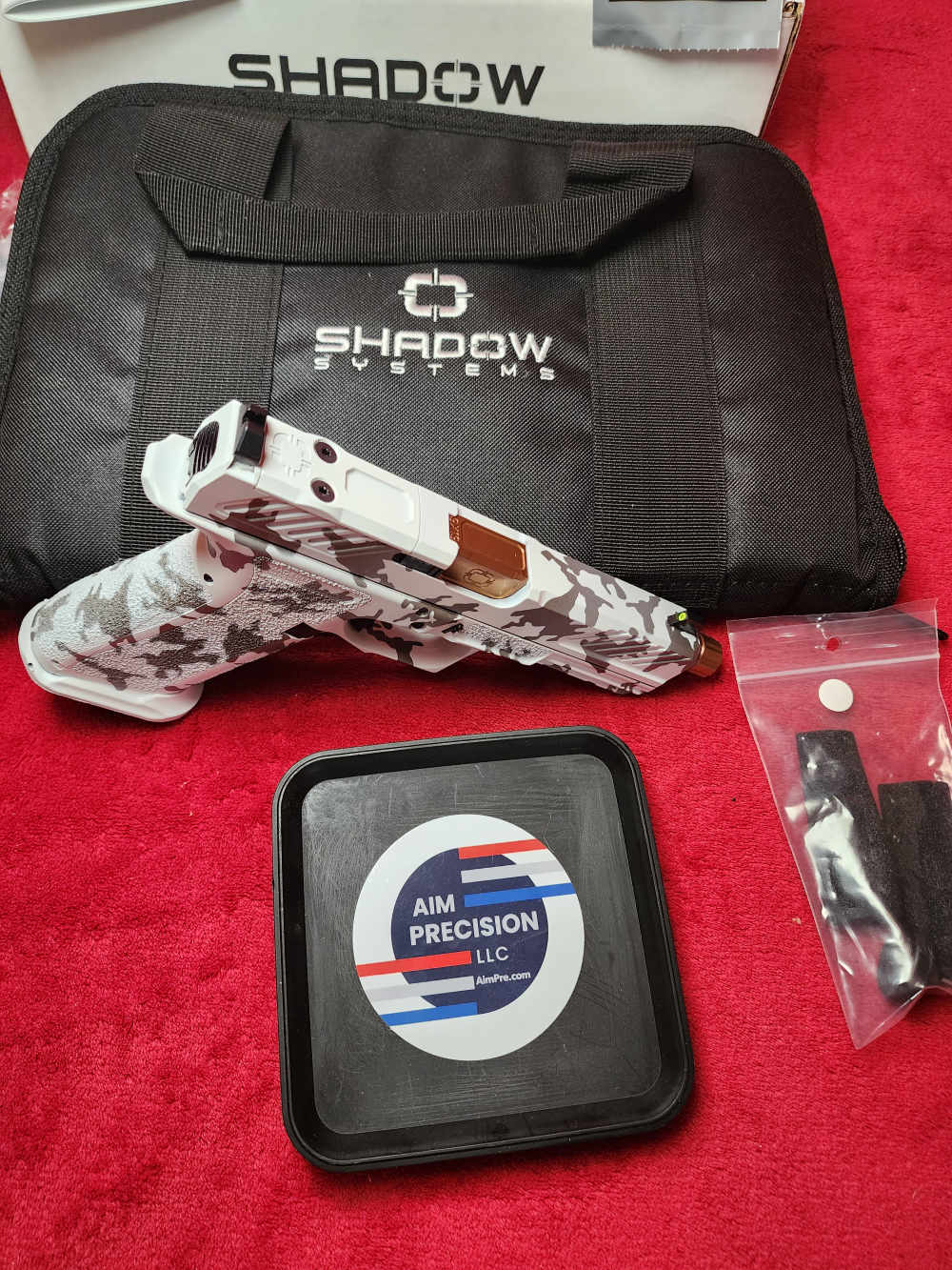 Shadow Systems DR920 WHITE GRAY CAMO CERAKOTE COMBAT SLIDE BRONZE BBL-img-5