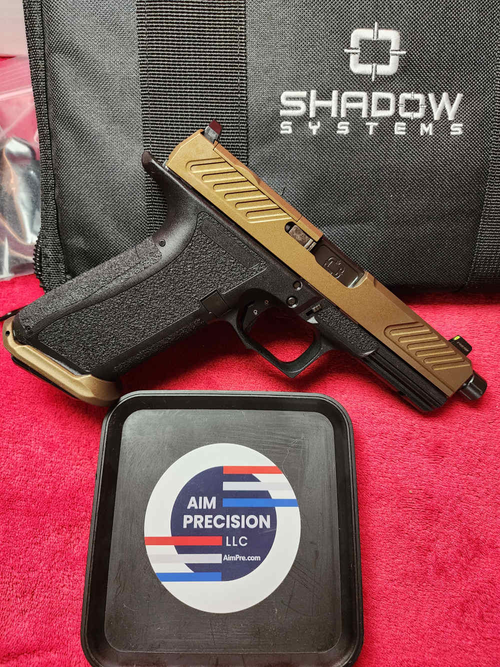 Shadow Systems BRONZE CERAKOTE DR920 Combat Threaded Barrel Optics Ready 5"-img-1