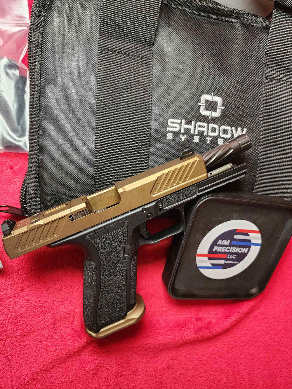 Shadow Systems BRONZE CERAKOTE DR920 Combat Threaded Barrel Optics Ready 5"-img-9