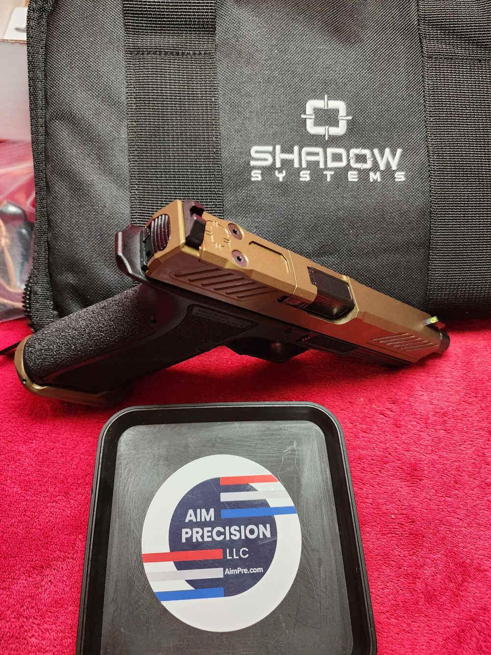 Shadow Systems BRONZE CERAKOTE DR920 Combat Threaded Barrel Optics Ready 5"-img-2