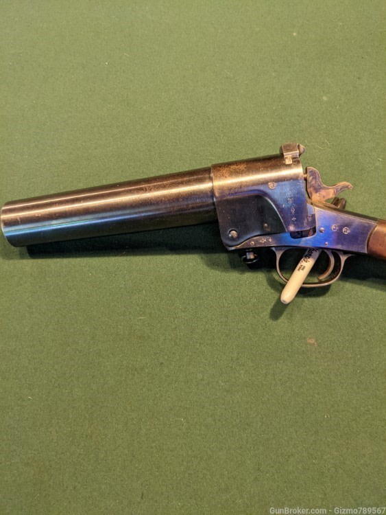 WW1 British Proofed Lend Lease H&R 1.5 (37mm) Flare launcher WW2 Rare -img-8