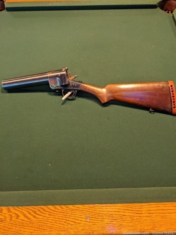 WW1 British Proofed Lend Lease H&R 1.5 (37mm) Flare launcher WW2 Rare -img-0