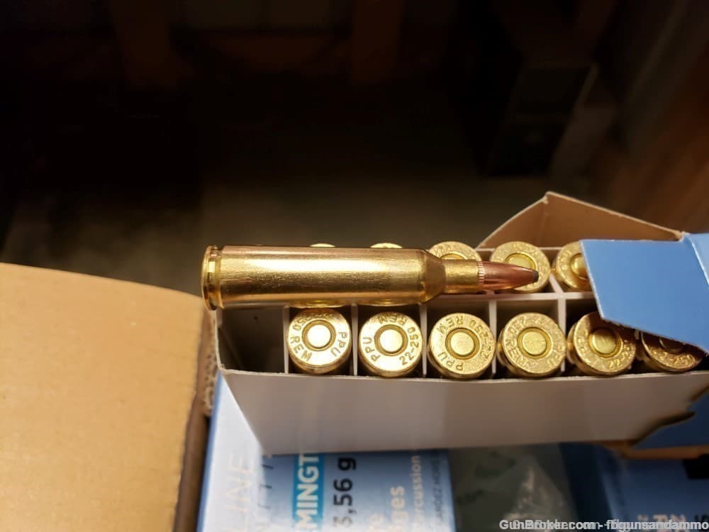 IN STOCK! 200 ROUNDS PPU PRVI 22 250 55 SP SOFT POINT 55SP VARMINT 55GR .22-img-0