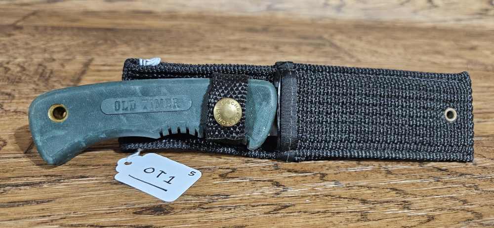 Schrade Old Timer USA 1410T "OUTFITTER" Hunting Knife w/ Sheath (OT1)-img-0