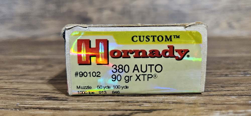  Hornady Custom™ 90gr XTP & American Eagle 95gr FMJ .380 Auto 75 Rds.-img-8