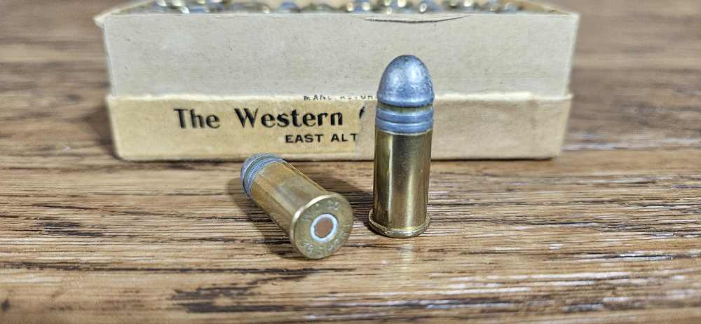  Vintage WESTERN Central Fire Cartridges .38 Short Colt C.F.-img-7