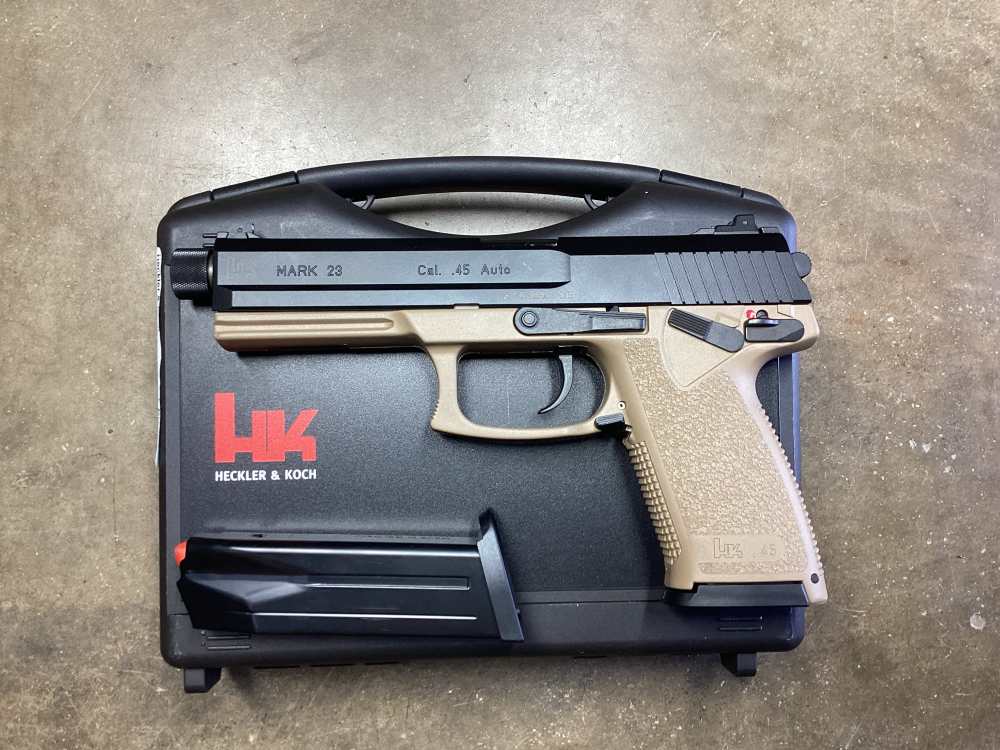 NIB Heckler & Koch Mark 23 FDE .45 ACP Semi Auto DA/SA HK MK23 -img-1