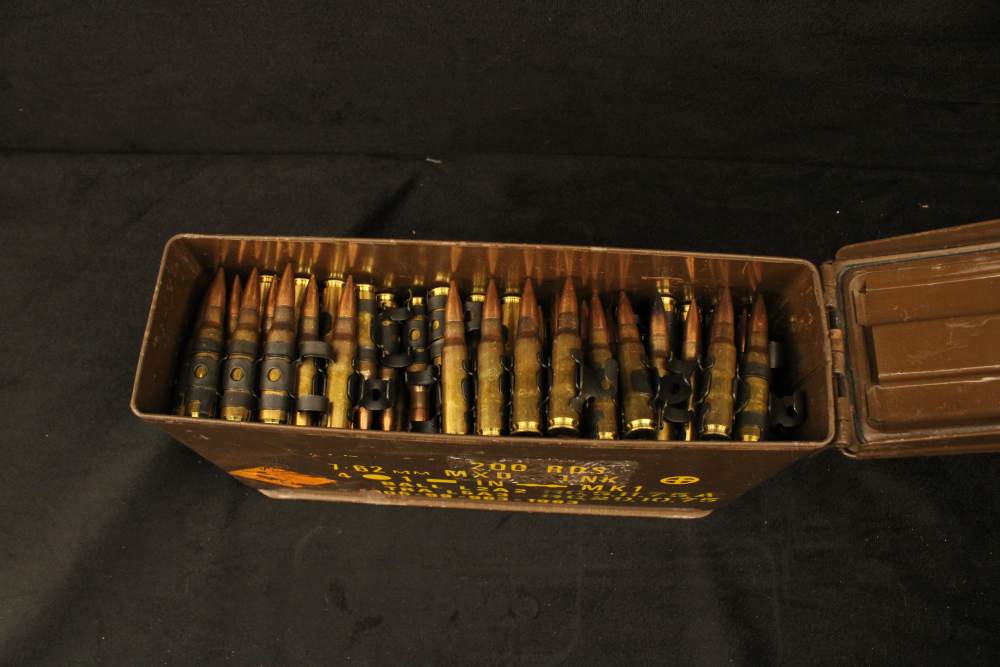 160 Rds British 7.62x51 NATO Linked Ball L2A2 Ammo in Original RG Can-img-6
