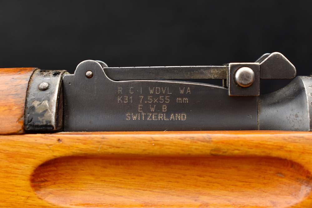 1947 Swiss K31 Schmidt-Rubin All Matching Original Troop Tag 7.5X55 -img-23