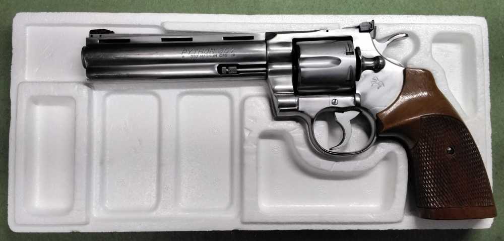 Colt Python .357 Magnum 6" Stainless Revolver SN K89866 90%+ Orig Box-img-9