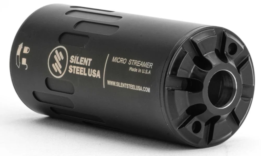 Silent Steel Micro Streamer HUB Mount Armor Black - 5.56mm - New-img-3