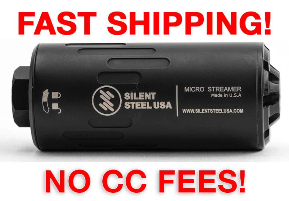 Silent Steel Micro Streamer HUB Mount Armor Black - 5.56mm - New-img-0