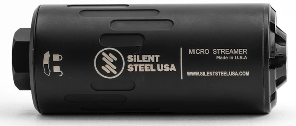 Silent Steel Micro Streamer HUB Mount Armor Black - 5.56mm - New-img-1
