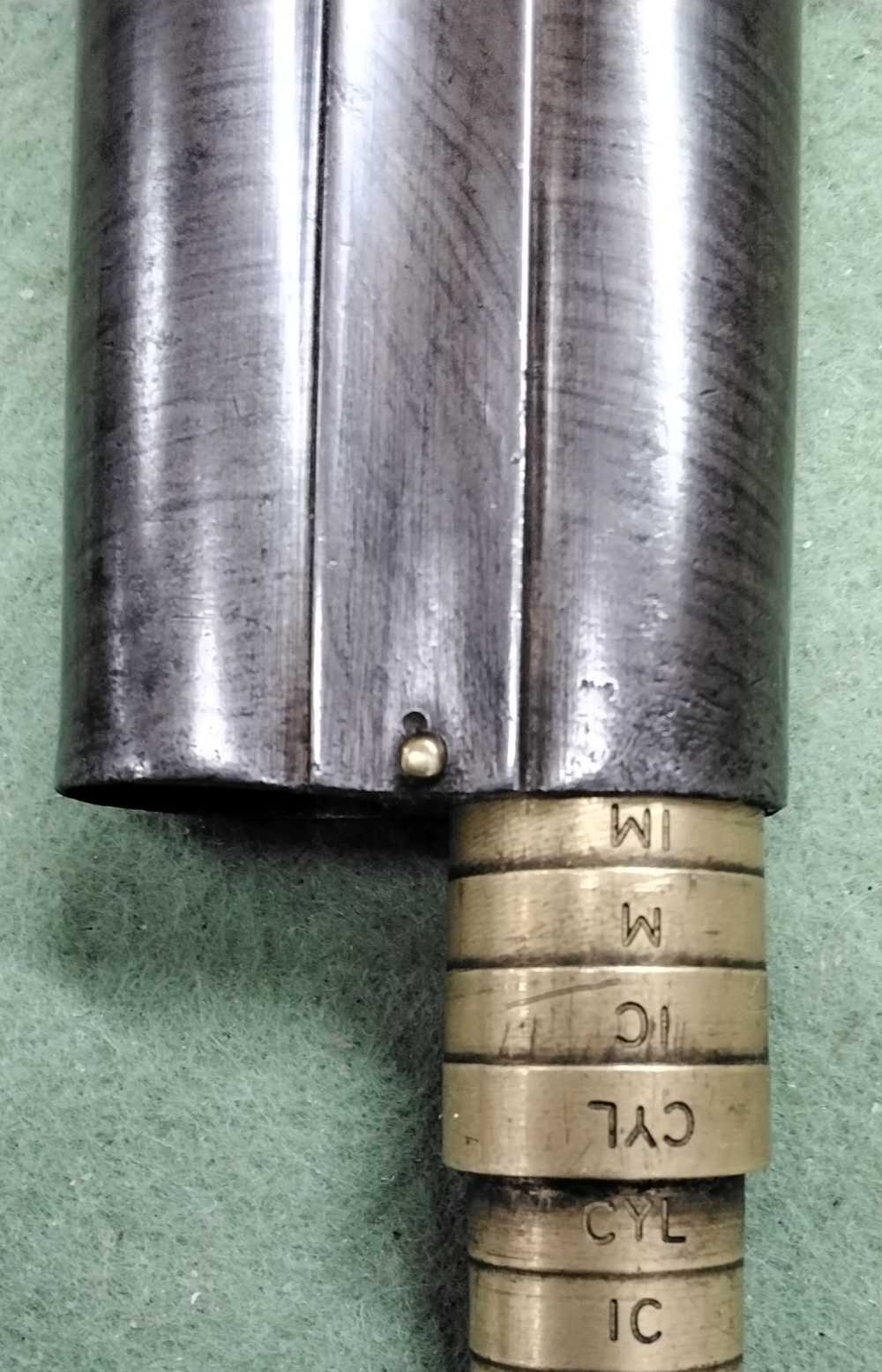 J. Manton SxS 12ga Damascus Hammer Shotgun 30" IC/IM Chokes Nice Patina-img-49