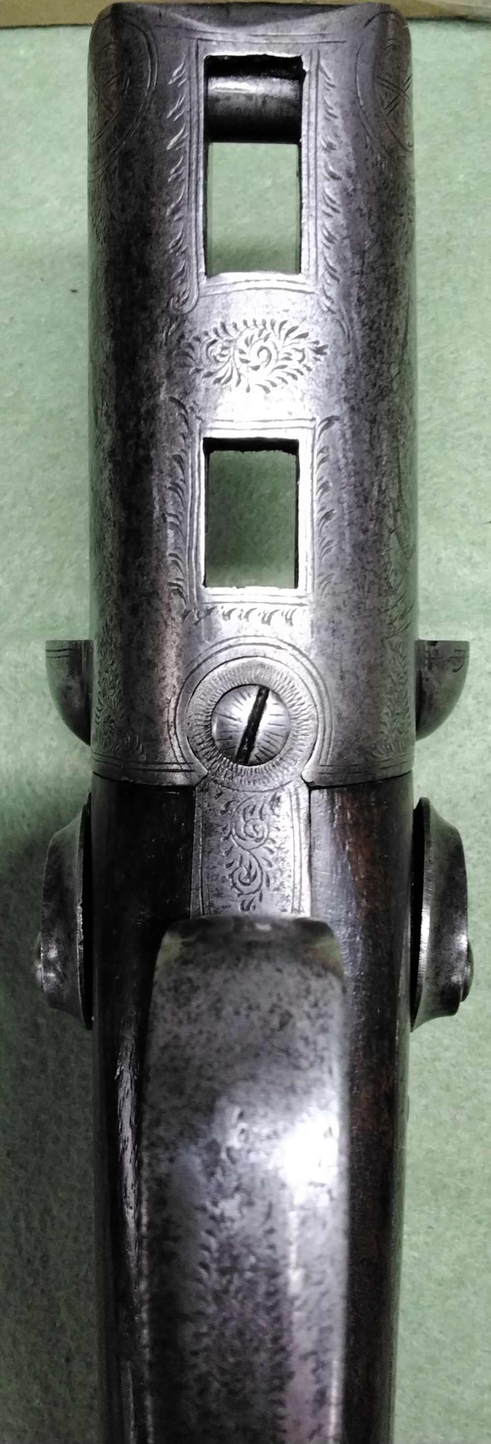 J. Manton SxS 12ga Damascus Hammer Shotgun 30" IC/IM Chokes Nice Patina-img-15