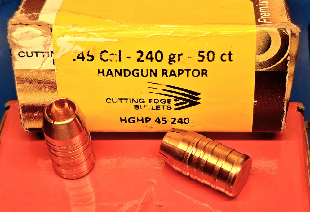 Cutting Edge Bullets, CEB .45  240 gr Handgun RAPTOR,  49 pcs-img-0