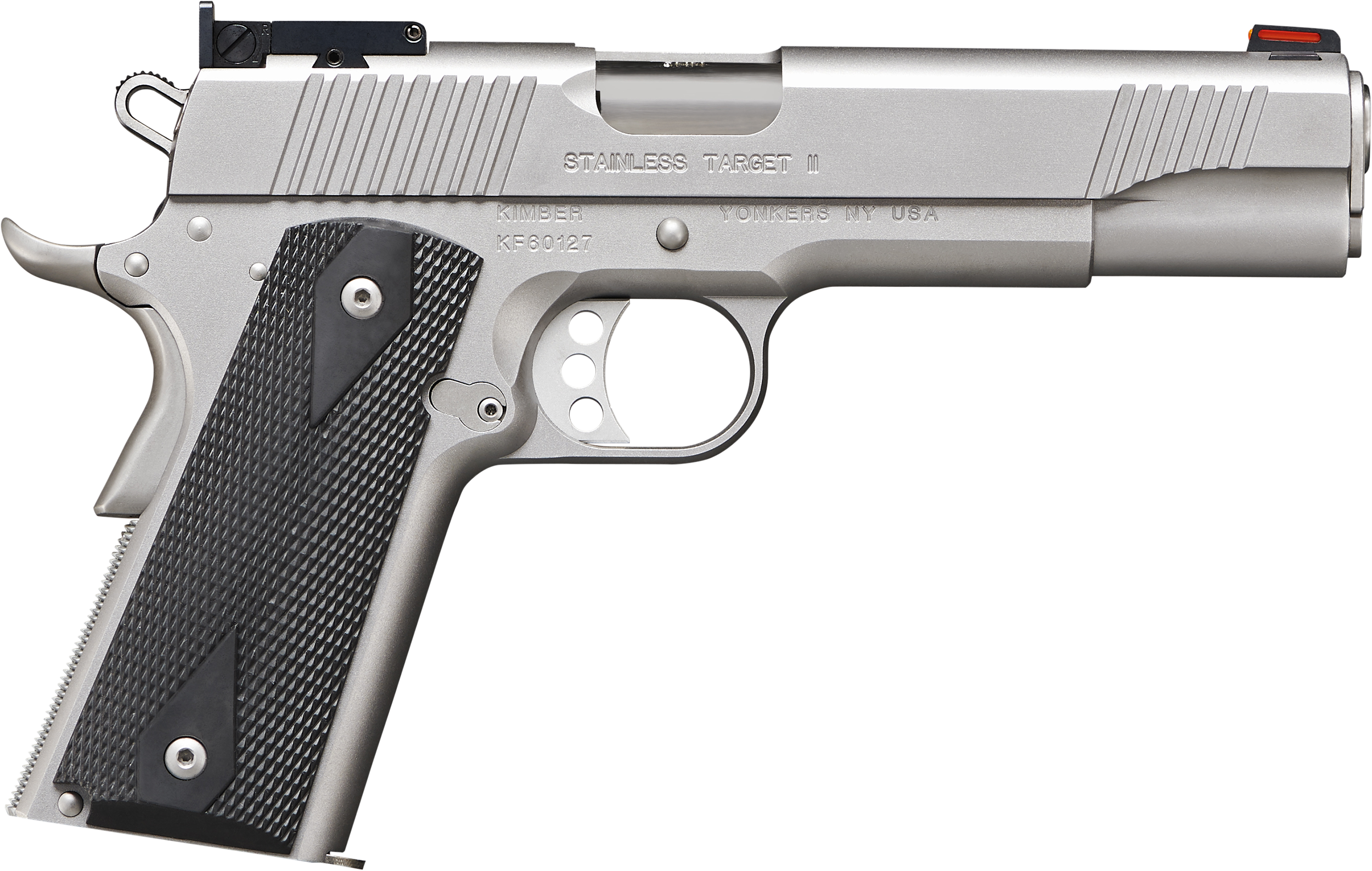 Kimber Mfg.,inc 3200108CA Stainless Target II (CA) 9mm 9+1 5" Satin Silver-img-0