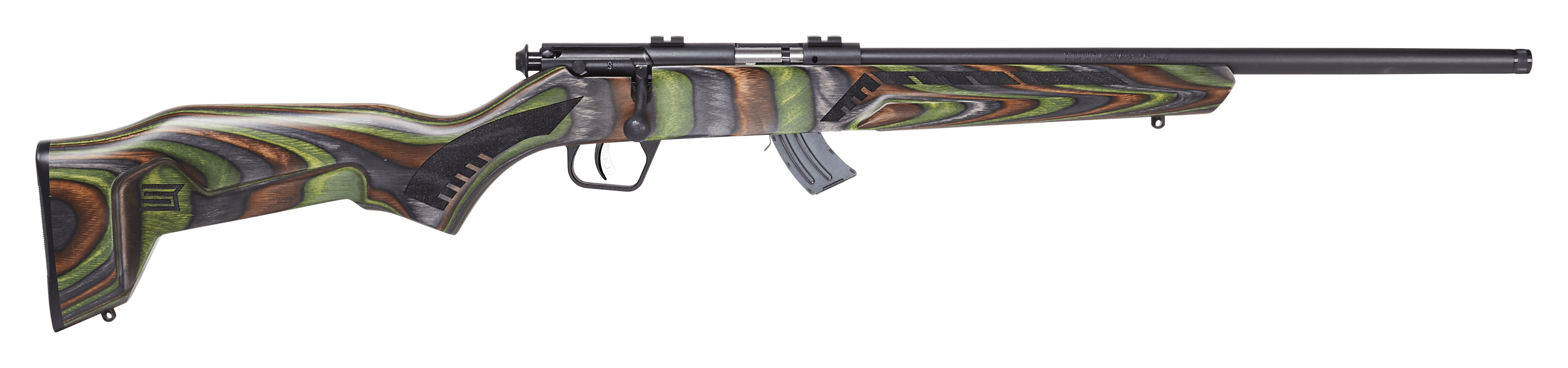 Savage Arms 26743 Mark II Minimalist 21 Sharp 10+1 18" Matte Black Threaded-img-0