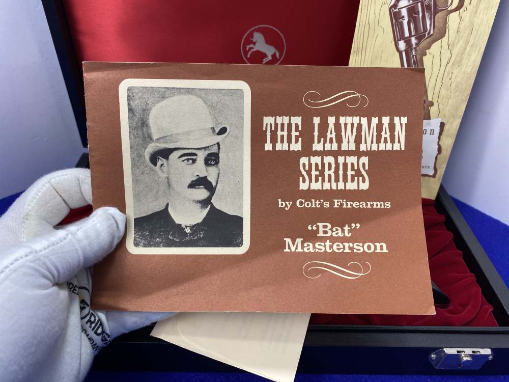1967 Colt Single Action Army .45C *LIMITED LAWMAN SERIES - BAT MASTERSON*-img-53